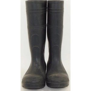 USA Black Rubber Boots Boots Waterproof Size 10